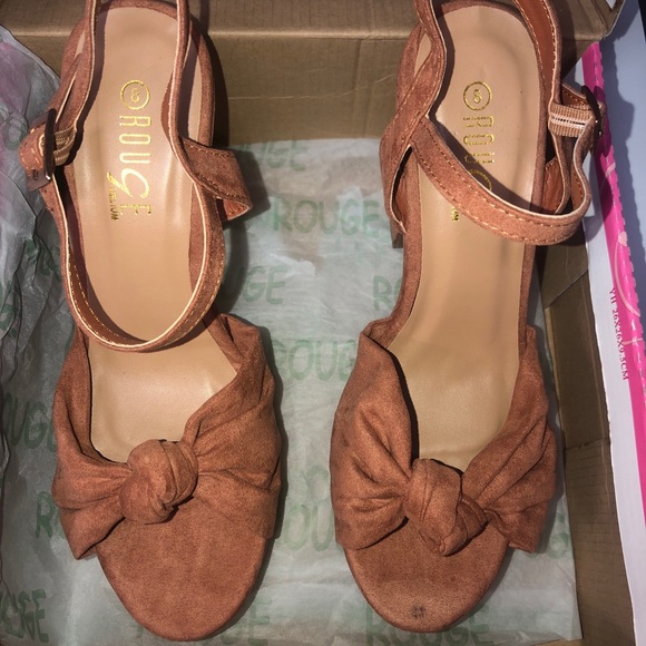 Rainbow Chunky Heels - Picture 5 of 8